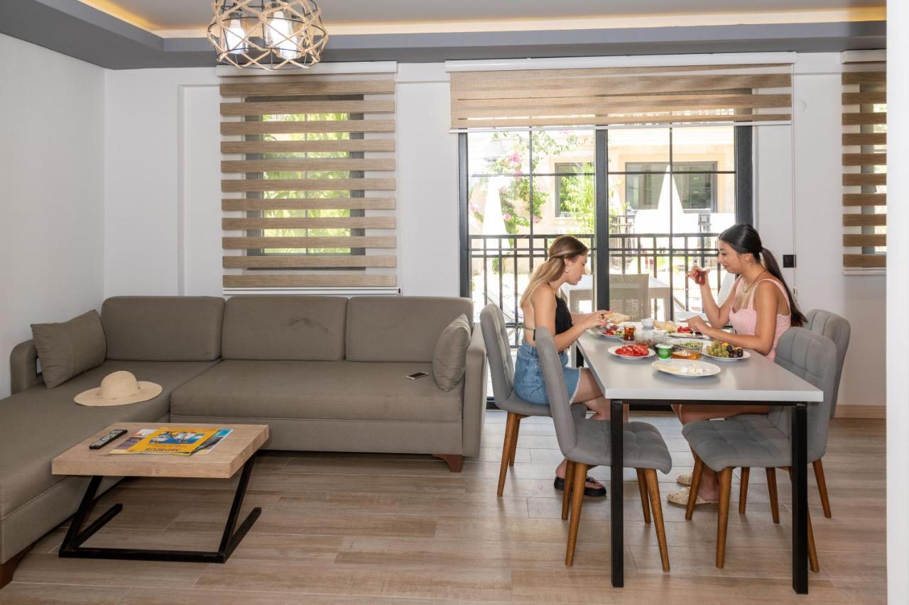 Yasam Park Apart Hotel - Fethiye Calis Beach Exterior foto